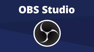 logomarca do programa obs studio de gravacao de videos