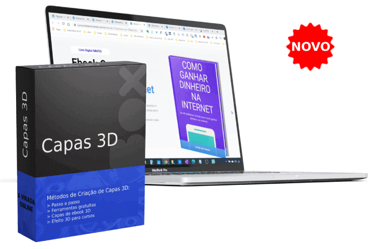 curso para criar capas 3d para ebook e efeito 3d para cursos bonus do formula negocio online